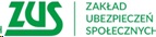 Logotyp ZUS - zielony napis ZUS po lewej stronie, po prawej napis Zakład Ubezpieczeń Społecznych - wszystko na białym tle