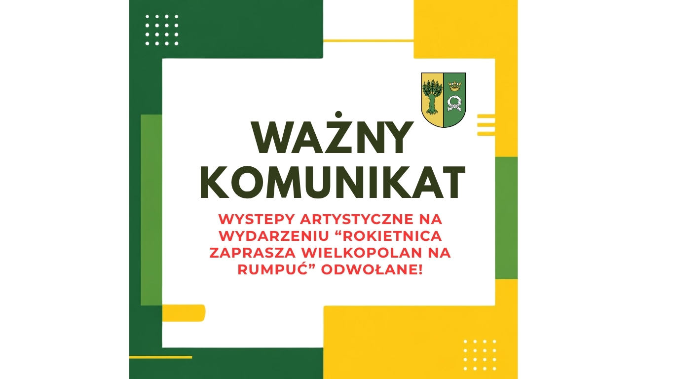Ważny Komunikat, Odwołane występy artystyczne.